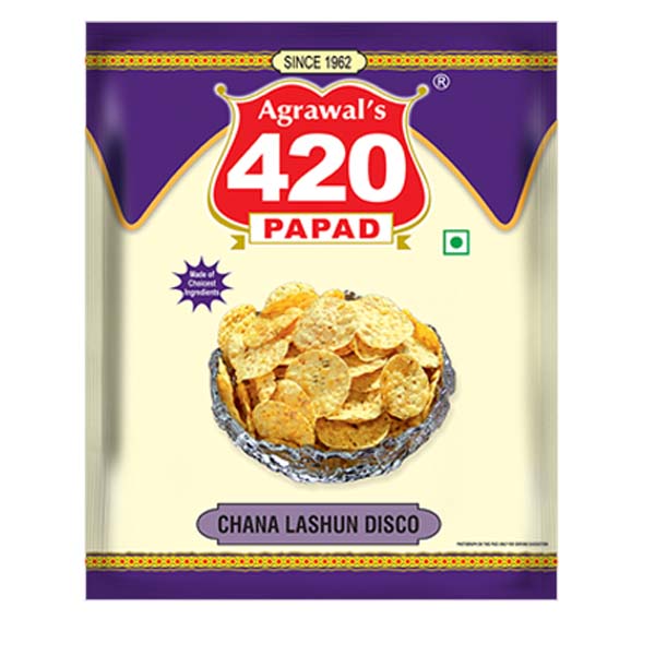 Disco Chana Lahsun Disco Papad