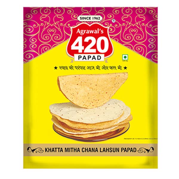 Chana Chatpata Lahsun Papad