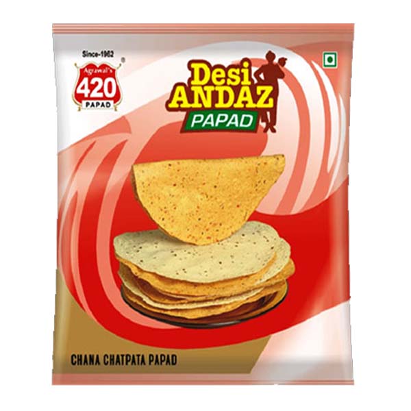 Desi Aandaz Chana Chatpata Papad