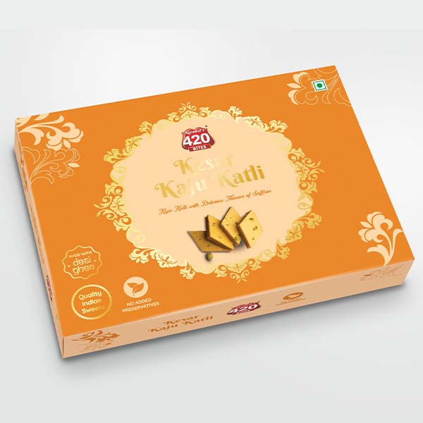 Kesar Kaju Katli