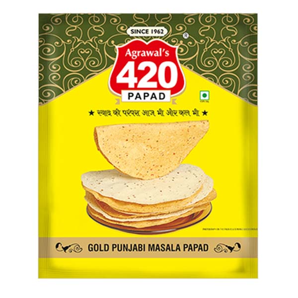 Gold Punjabi Masala Papad